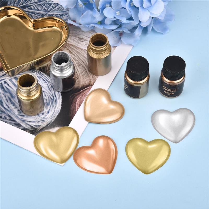 15g/3g Epoxidharz Farbstoff Glitzer Marmor Metallisches Pigment Spiegel Metallstruktur Perlenpulver Harzform Farbe Schmuckherstellung
