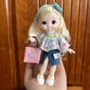 Fashion High-end Dress Up Mini Doll Dresses Skirt Suit High Quality 17cm Doll Clothes