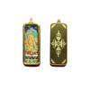 Tibetan Eight Guardian Gods Titanium Steel Thangka Pendant
