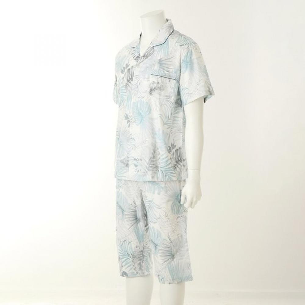 Venus Męska letnia piżama Chłodny nadruk liści Bawełna Vpa4532m