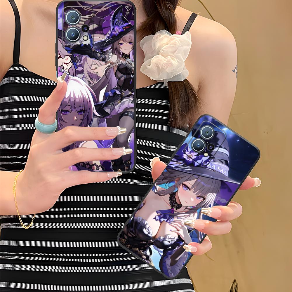 HSR Herta Matte TPU Mobile Phone Case for Huawei P60 P50 P40 P30 P20 P10 P9 P8 Pro Lite Plus Colorful Printing Cover