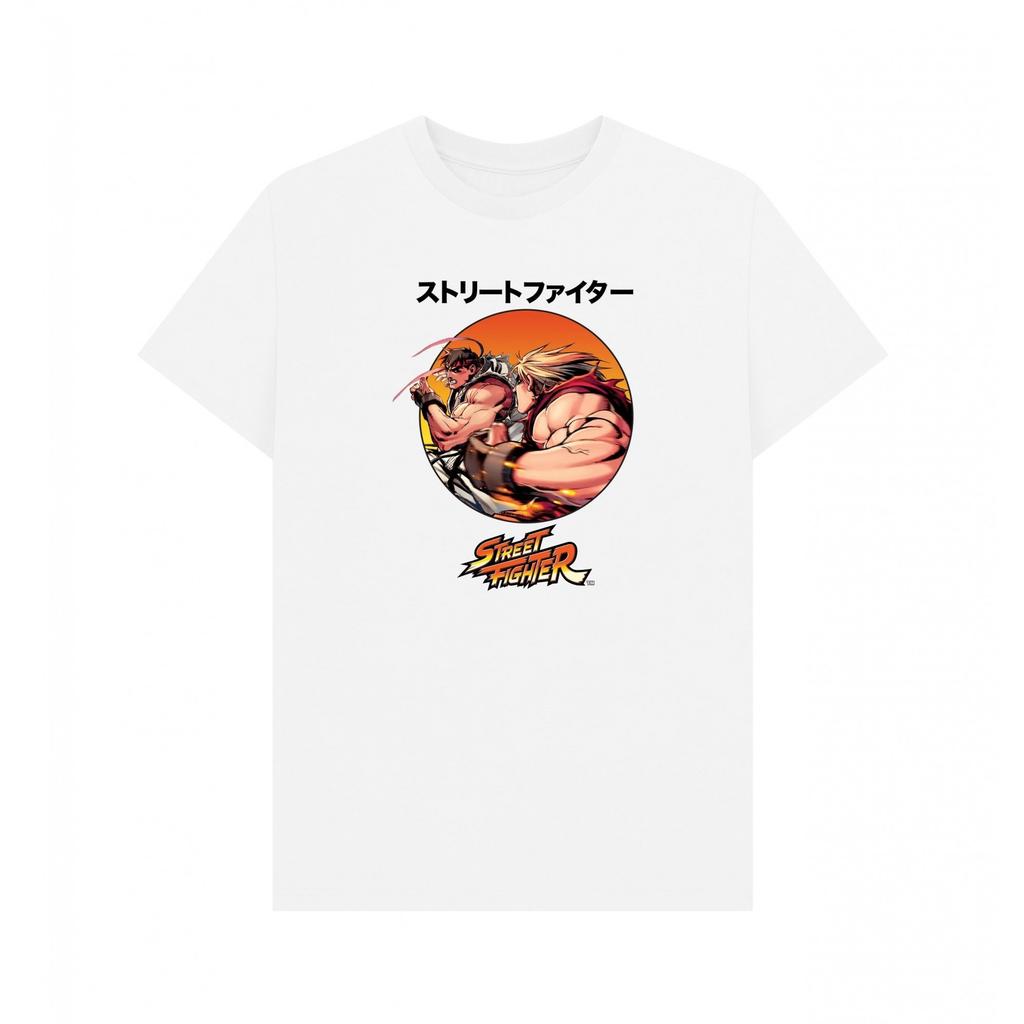 Street Fighter 2 Unisex Adult Battle T-Shirt