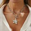 Unisex Five-Pointed Star Necklace - Simple, Stylish, and Versatile Design