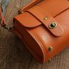Johnature Sac messager Vintage en cuir de vache véritable pour femmes, sac à main de loisirs fait à la main, sacs à bandoulière de couleur unie