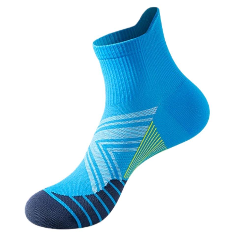 Men's Professional Marathon Running Socks - Quick-drying, Compression, Non-slip, Mid-calf Sports Socks for Spring and Autumn Training