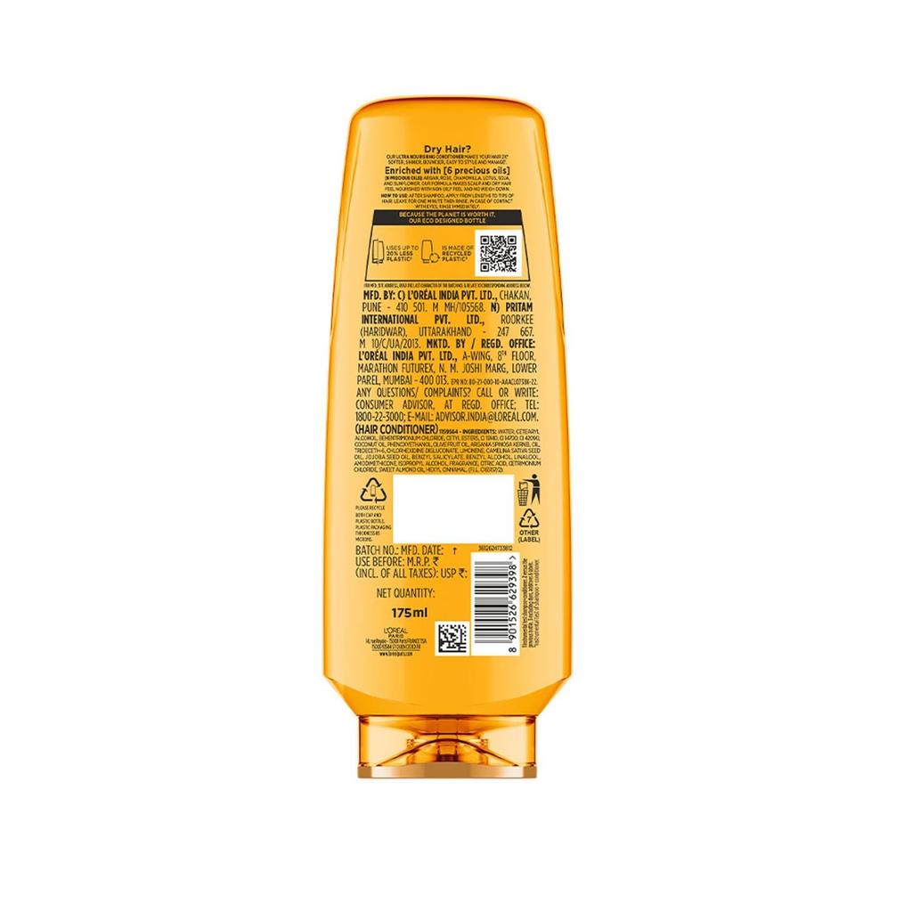 L'Oreal Paris Extraordinary Oil Nourishing Conditioner For Dry & Dull Hair, 180ml