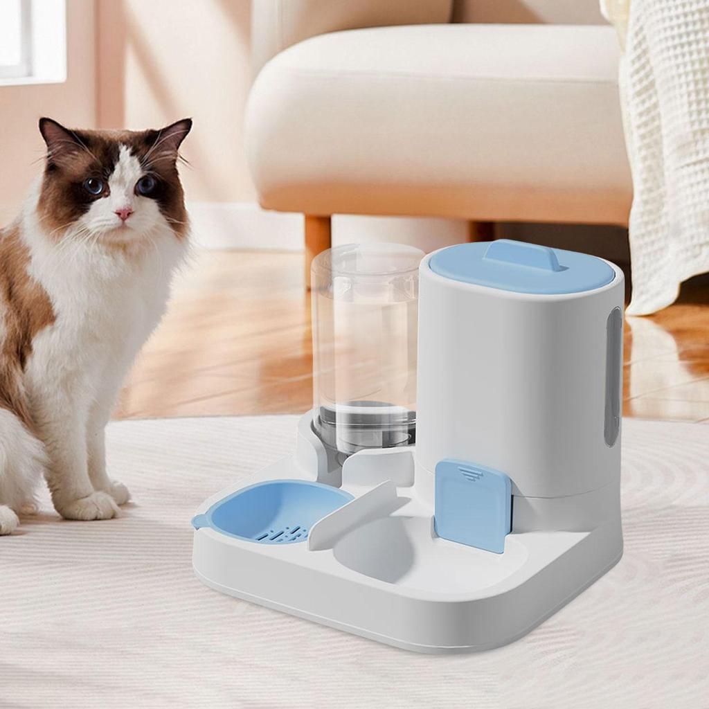 Automatic Pet Feeder, Food And Water Dispenser, Convenient Dog And Cat Feeder, Supplies for Cats And Small Dogs