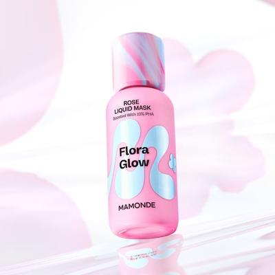 Flora Glow Rose Flüssigmaske