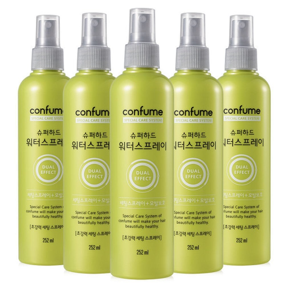 KWAILNARA Confume Super Hard Hair Water Spray 252ml X 5