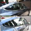 3/5CM Black Glossy Vinyl Wrap Tape Window Trim Film Blackout Chrome Delete Vinyl Wrap Roll Car Protectice Accessories