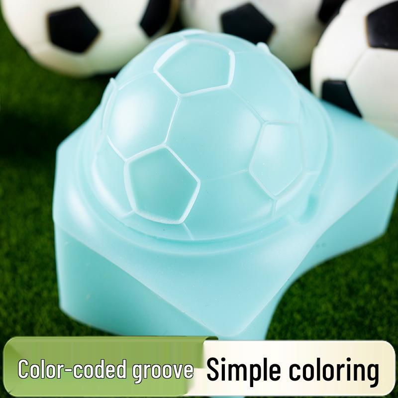 World Cup Football Chocolate Cake Silicone Mold - 3D Baking Decoration, Food-Grade French Accessory