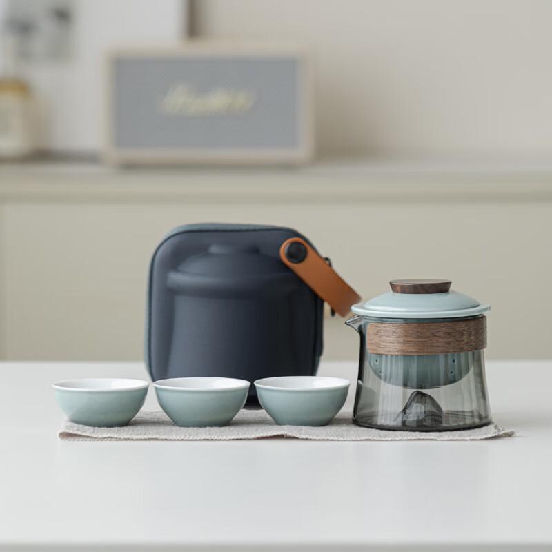 

LISM Guanshan Ceramic Travel Tea Set