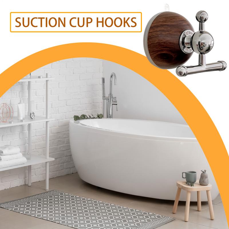 Kitchen Rag Storage Mount Waterproof Towel Hook Holder No Drilling Required Suction Cup Heavy Duty Hook for Bathroom Kitchen