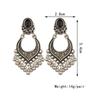 Fashion Fringe Ancient Earrings Vintage Earrings Boho Beads Womens Black Rhinestone Earrings Jewelry Gifts