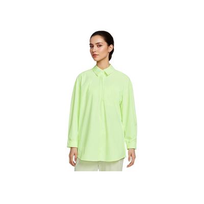 Dri-Fit Perfektně pružná 24/7 Módní Cool Pohodlná Rychleschnoucí Volná Košile s Dlouhým Rukávem Dámské košile Fluorescenčně Žlutá Zelená HQ0237-701
