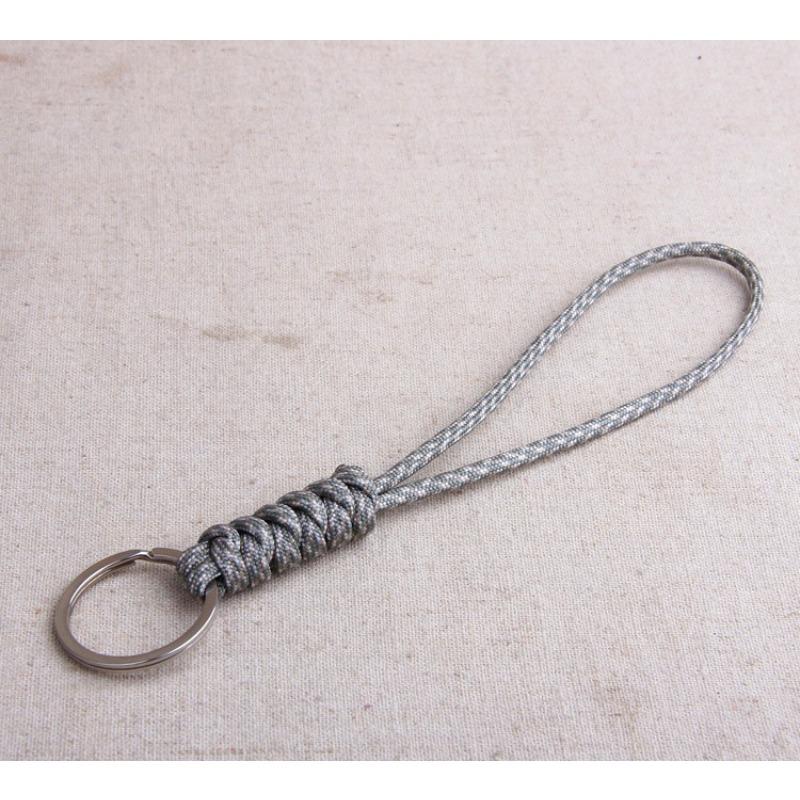 Color Combination Knot Mobile Lanyard Creative Short Braided Lanyard Mobile Phone Case Key Ring Can Be Detachable Anti-loss Rope