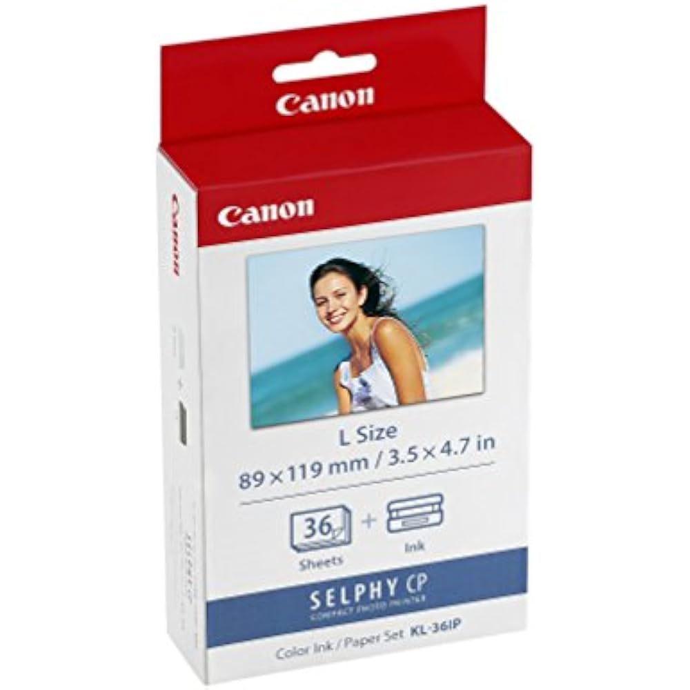 Canon KL-36IP Color Ink/Paper Set (Large Size 36 Sheets)