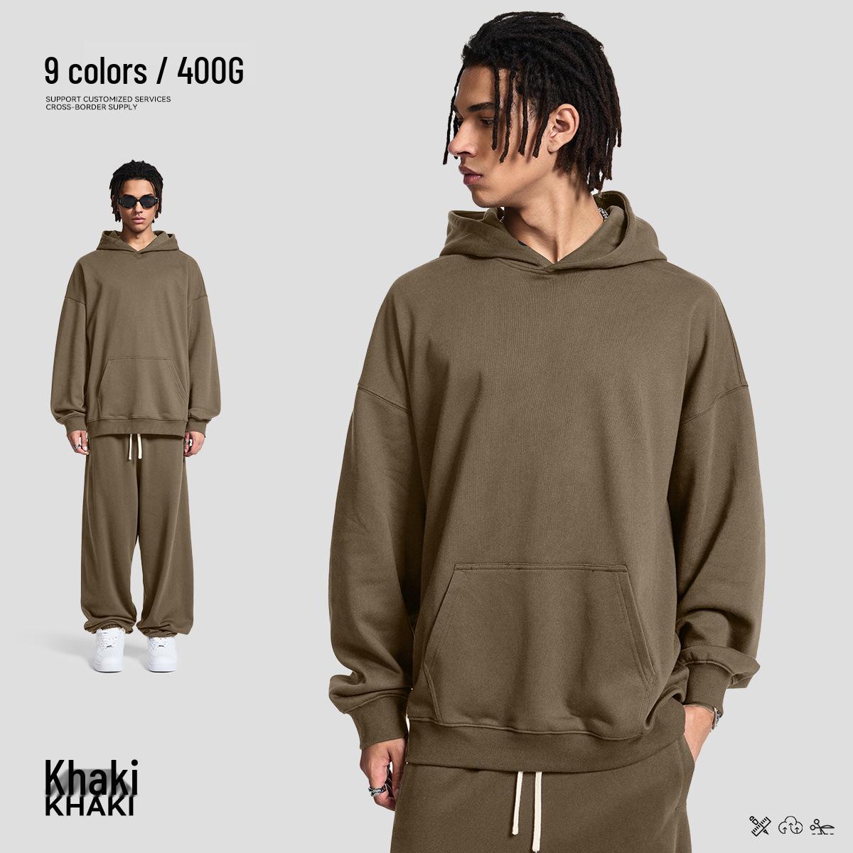 Unisex Heavyweight Terry Cloth Autumn Hoodie - 400G 2XL