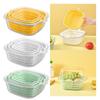 Strainer Colander Set ,Side Buckle, Detachable, Large Cutout Design, Design ,Double Layer Drain ,