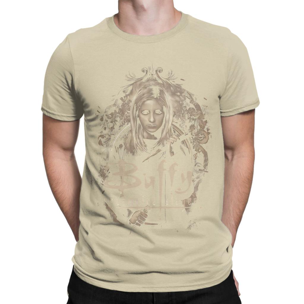 Vintage The Buffy Vampire Slayer Novelty 100 Cotton Tshirt Buffy The Vampire Slayer Band Tees Tops For Unisex