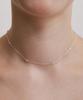 Tatiana (Silver 925) Bezel Dot Chain Necklace Nz2418