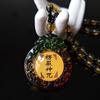 New glazed Shurangama mantra pendant pendant, scripture protection, men's and women's necklaces
