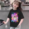 Derpy Tiger Kpop Demon Hunters Shirt for Kids Baby Girl T-Shirt Cute Tiger Cartoon Clothes 2025 Hot Movie Print Soft