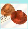 Fashionable Vintage Cowboy Hat For Beach Vacation Sun Protection In Summer Adult Unisex M Size