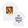 2026 Bruno Mars Romantic Tour Tshirt Tour Date Back Side Doublesided Cotton Tshirt  Highquality Tees