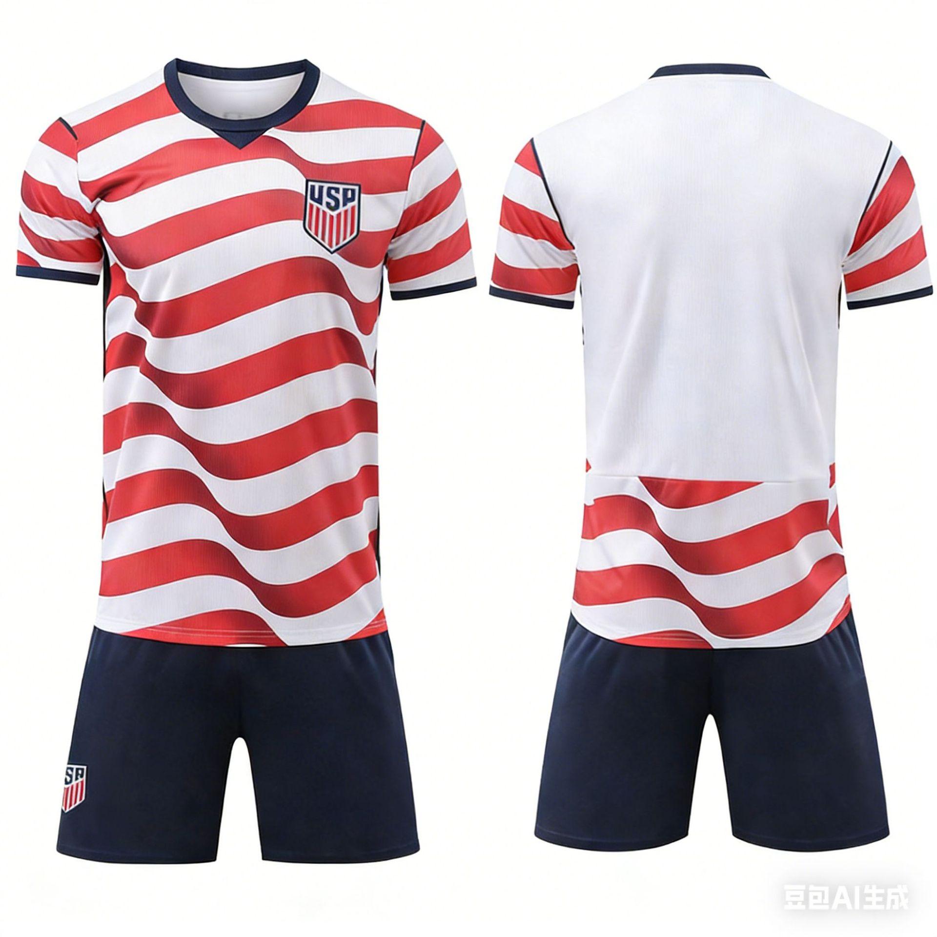 2026 World Cup USA home football jersey No. 10 Pulisic short-sleeved cross-border jersey national team jersey Size 16