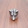 Punk 316L Stainless Steel Wild Wolf Biker Ring Silver Color Men's Fashion Animal Jewelry Gift for Him