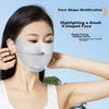 Li-Ning Sun Protection Face Mask for Men And Women, Ice Silk UV-Resistant 3D Sunshade Mask for Running, Cycling, Breathable with Eye Protectio