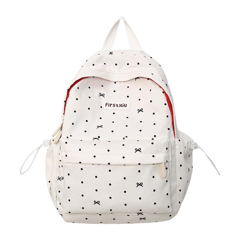 Printed Backpack Junior High School Student Lightweight Schoolbag Women's Travel Large Capacity Backpack