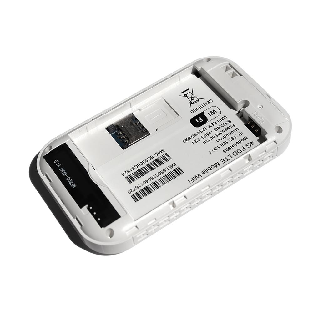 A# 4G LTE Mobile WiFi Router 150Mbps 3650mAh Pocket Wireless Hotspot for Car Tra