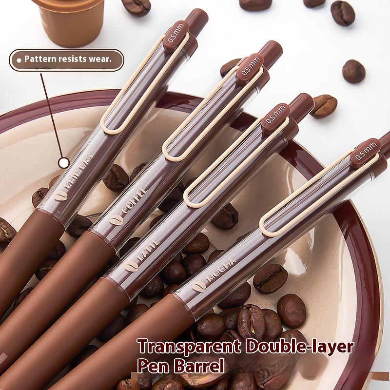 4pcs Scented Gel Pen Set 0.5 Unique Fragrance Ink ST Nib Ergonomic Grip Smooth Writing Pens Cute Novelty Office School Supplies