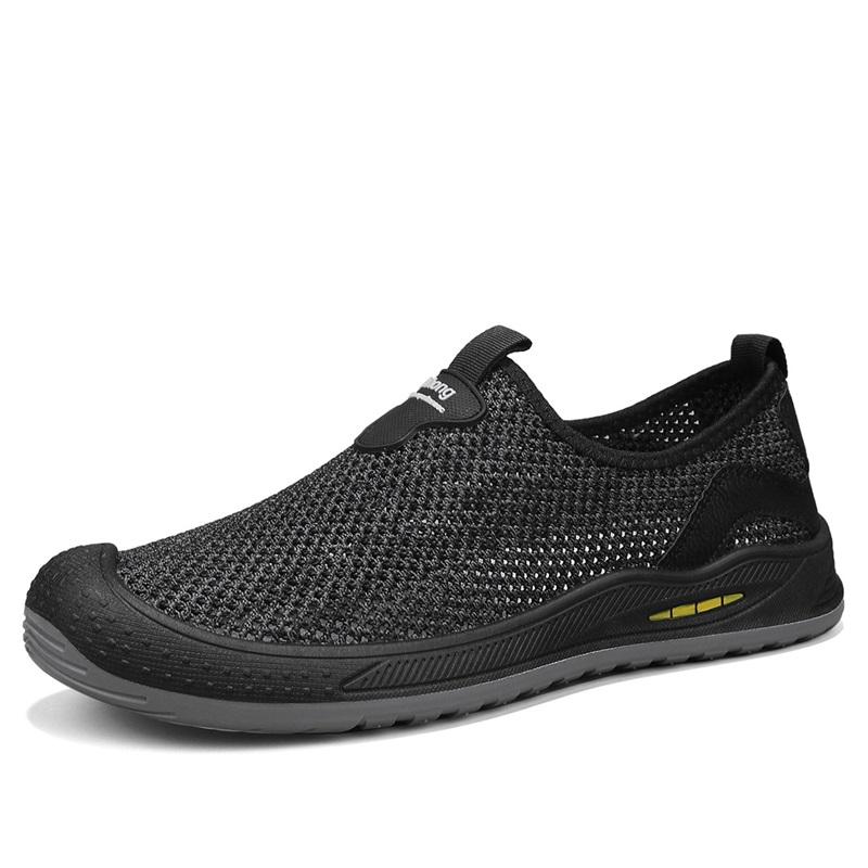 Nowe Sneakersy Męskie Oddychająca Siatka Lekkie Casualowe Buty do Chodzenia Męskie Wsuwane Buty do Jazdy Męskie Mokasyny Zapatos Casuales