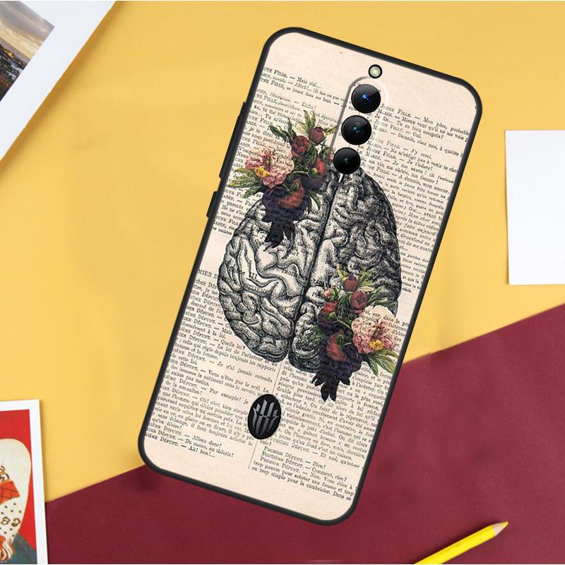 Brain Art Case For ZTE Nubia Red Magic 10 Air 5G 6R 6 7 6S 7S Pro 8S 9S 10S 8 9 10 11 Pro Plus Cover