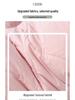 Women's Pink Fleece Cotton Wide-Leg Pants - Winter 2025 Casual Warm Plus Velvet Design