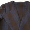 BACCA Blue canvas check bolero jacket Jacket 36 blueUsed