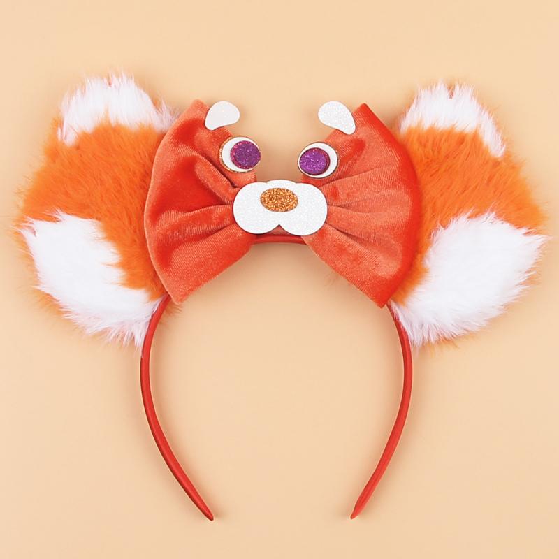 Fashion New Brown Beauty And Beast Mouse Ears Headband 5" Headwear Boys Girls Festival Party Hair Accessories Women Gift