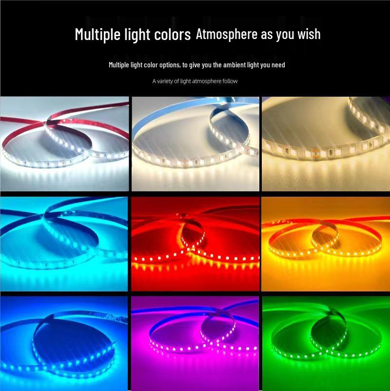 Self-Adhesive LED Strip Light, 12V/24V, Decorative Linear Counter Lighting