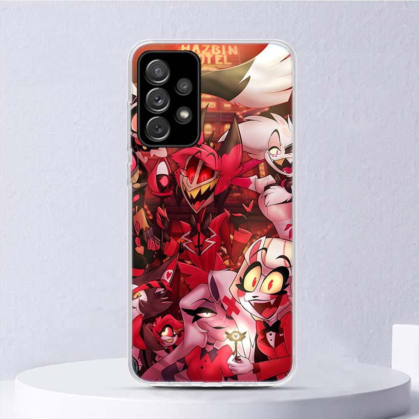 H-Hazbin H-Hotel Angel Dust Soft Case For Samsung Galaxy A52 A42 A32 A22 A12 A02S Phone Cover A50 A51 A70 A71 A41 A31 A21S A40 A