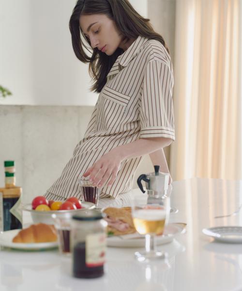 [CEID] [2PACK] (Unisex) Classic Augustine Short Sleeve Pajama Set-up [Shipped from Korea] 100% Authentic