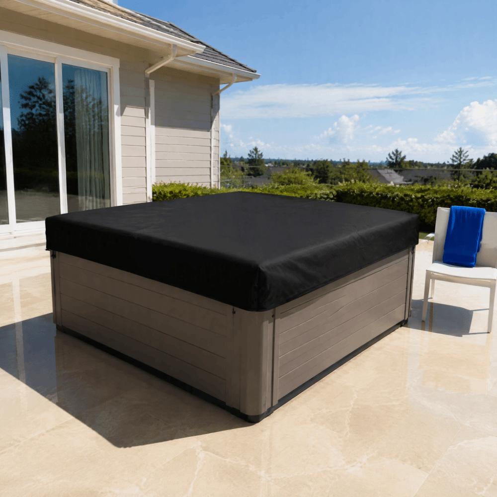 Sunproof Hot Tub Cover Polyester Material Square Hot Tub Cover Outdoor Hot Tub Cover  SPA Cover