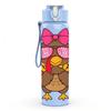 1PC Thanksgiving Turkey Fall Cartoon Print 750ml Color Plastic Sports Water Bottle Leakproof Flip Straw Lid Suitable for Sports Office Home Use