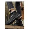 Men S Retro British Style Thick Sole High Top Work Martin Boots