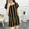 Fashion Suit Women's Summer Clothing Women's Summer Short Sleeve T-Shirt Wide Leg Pants Two-piece Set