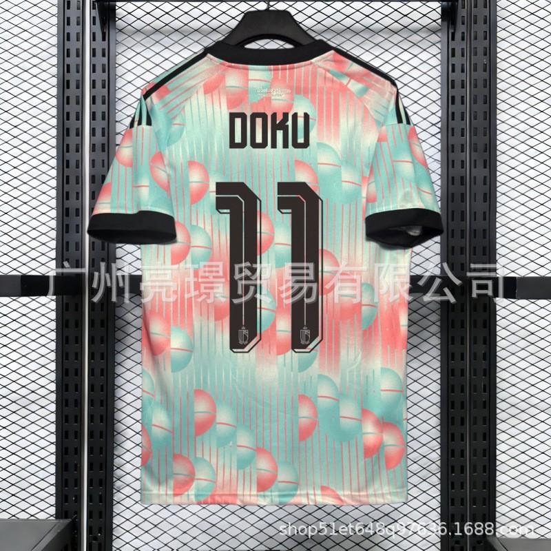 Belgium 2026 World Cup Soccer Jersey Men Women Short Sleeve Football Kit Home Away De Bruyne 7 Player Fan Version
