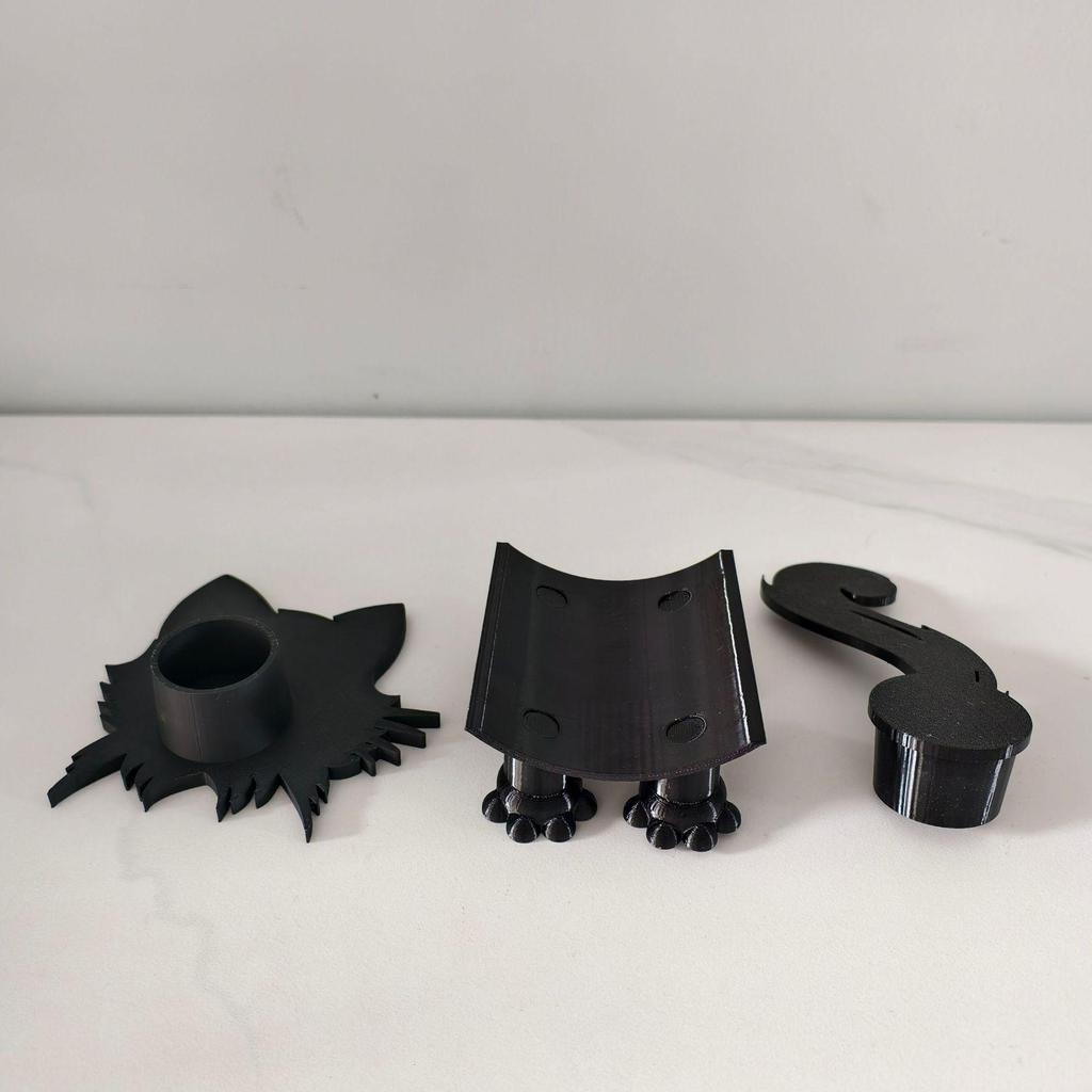 3D Printed Cat Toilet Paper Holder