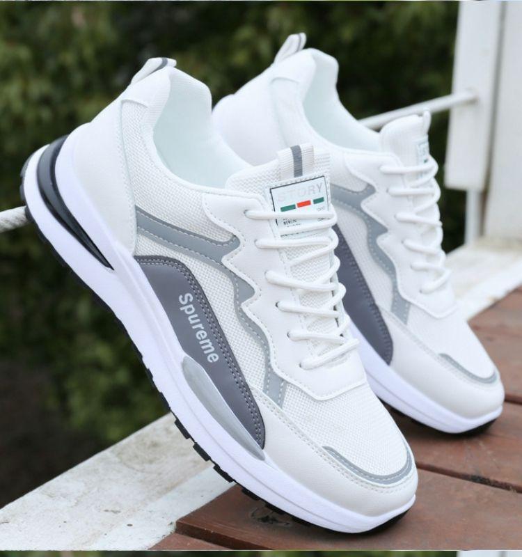 Summer Breathable New Mesh Sports Leisure Running Student Little White Dad High Tide Shoes